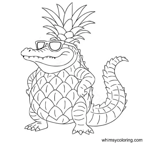 Italian Brainrot para Colorear 18