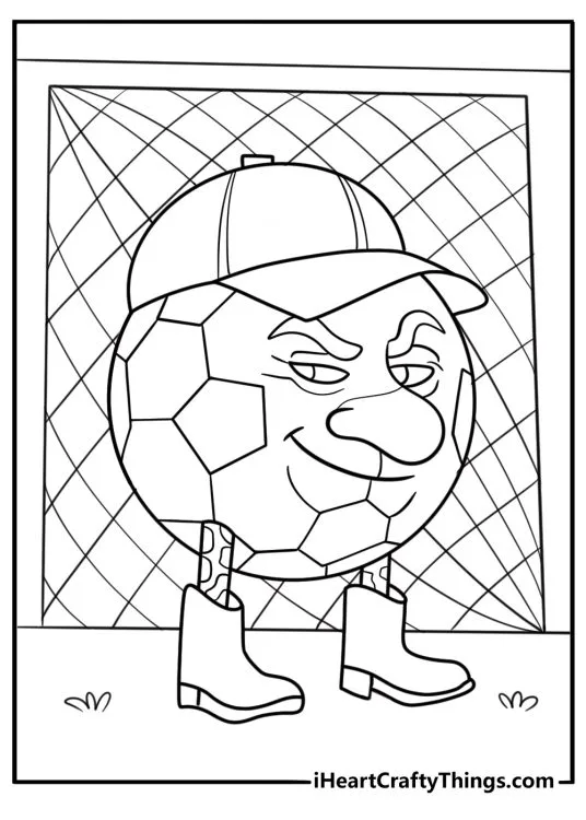 Italian Brainrot para Colorear 6