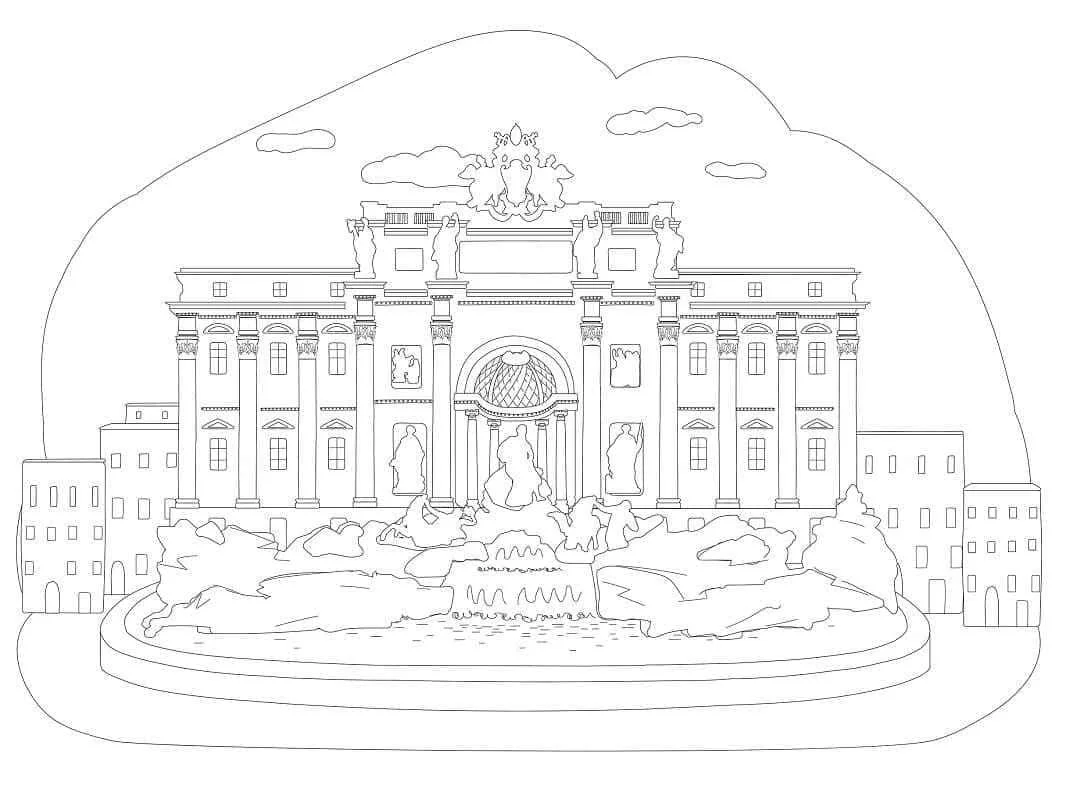 Italia Para Colorear 13