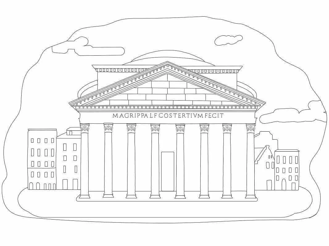Italia Para Colorear 17