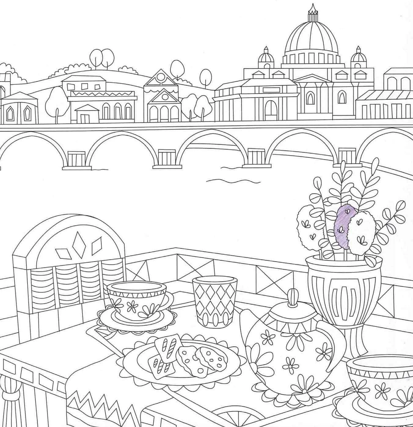 Italy Coloring Pages 19