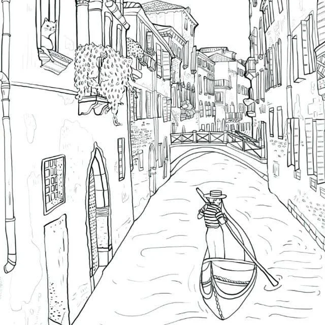 Italia Para Colorear 22