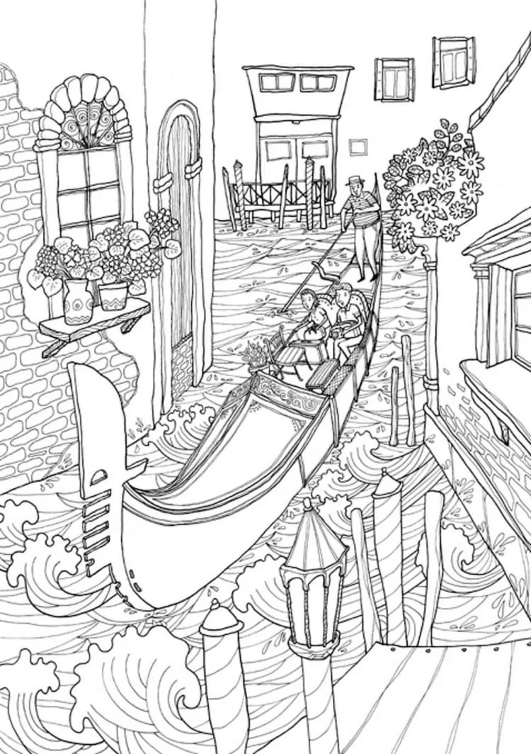 Italy Coloring Pages 23