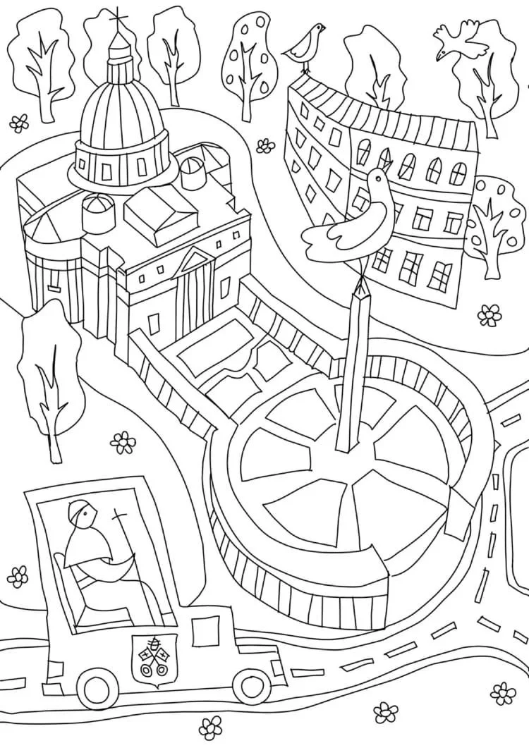 Italy Coloring Pages 47