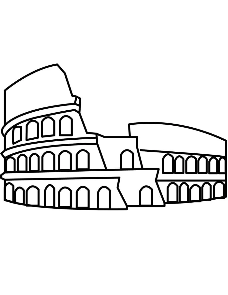 Italia Para Colorear 9