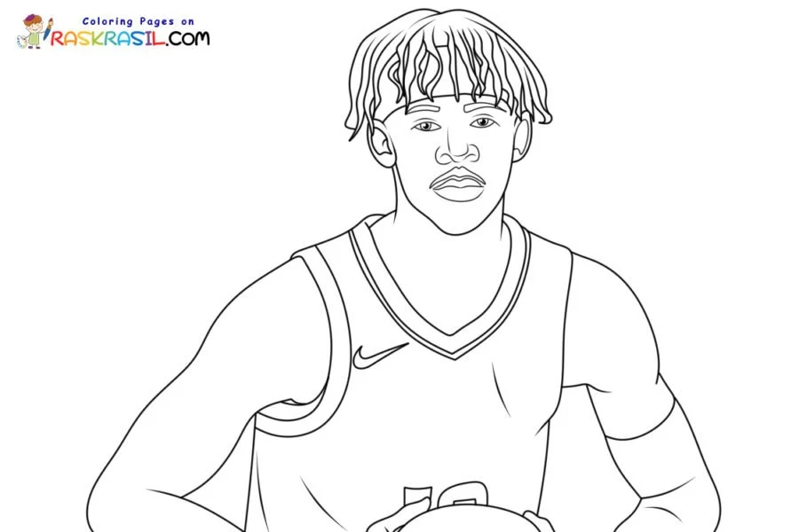 Ja Morant Coloring Pages 10