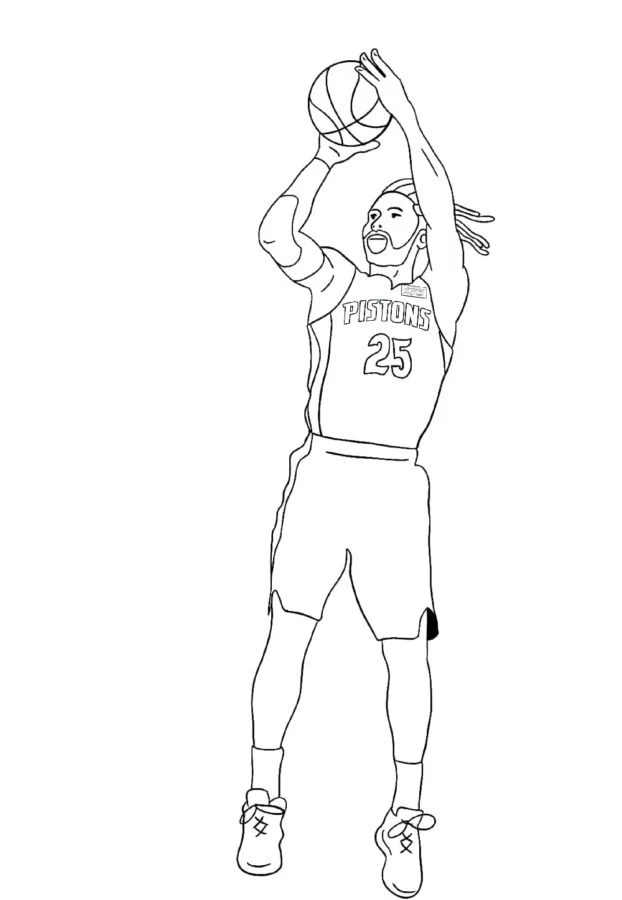 Ja Morant Coloring Pages 12