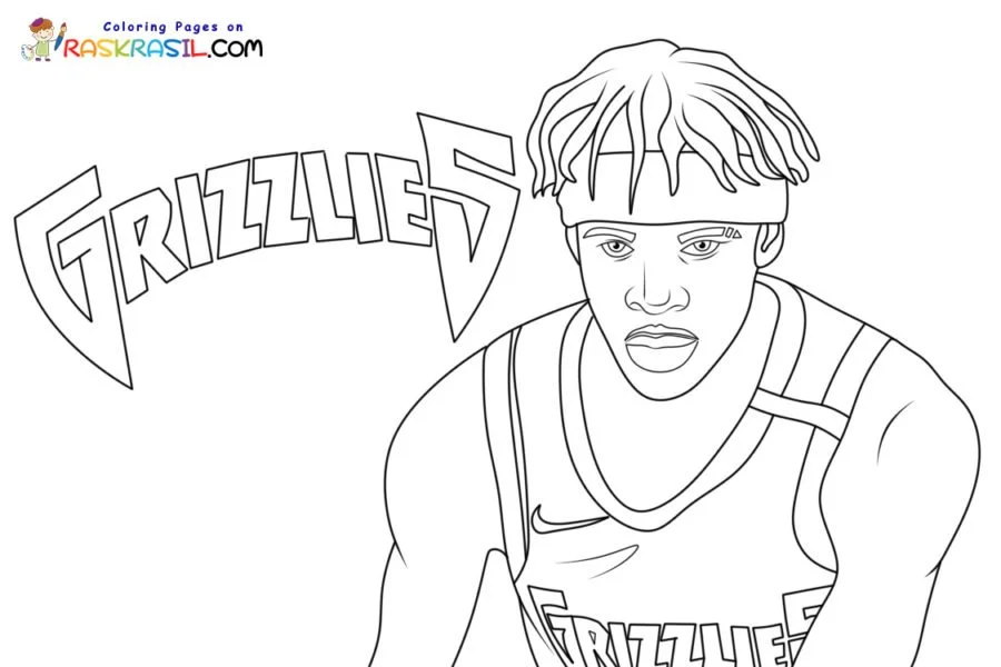 Ja Morant Coloring Pages 4