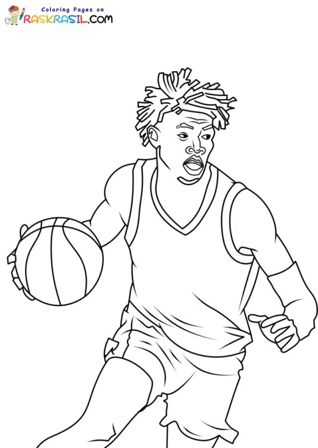 Ja Morant Coloring Pages 8