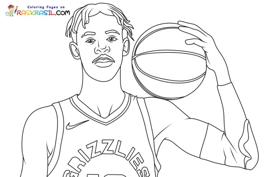 Ja Morant Coloring Pages 9