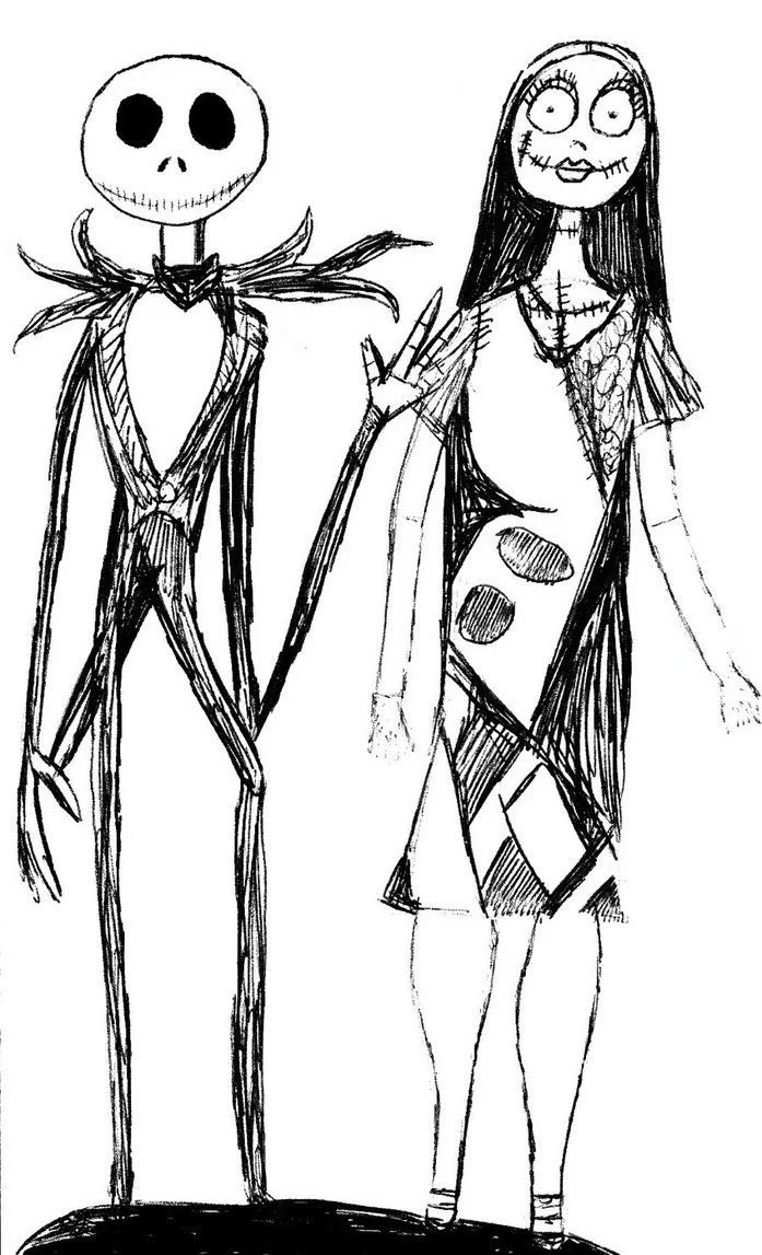 Jack Skellington Coloring Pages 15