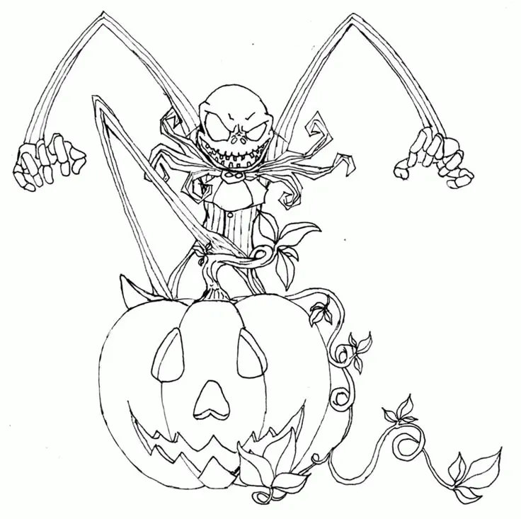 Jack Skellington Coloring Pages 26