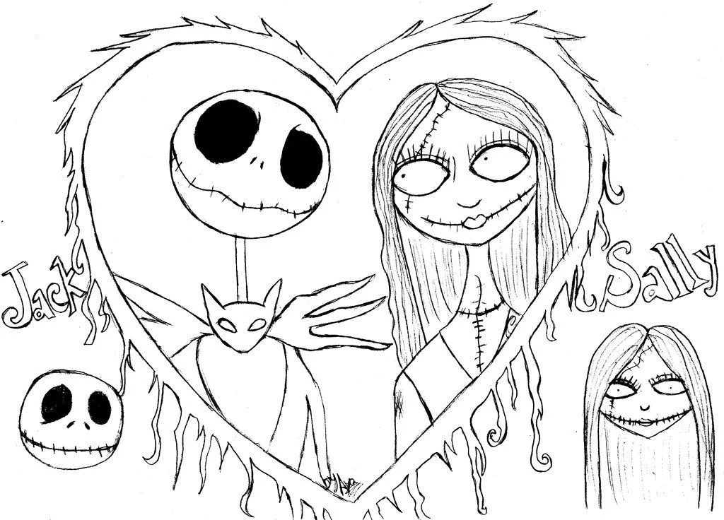 Jack Skellington Coloring Pages 29