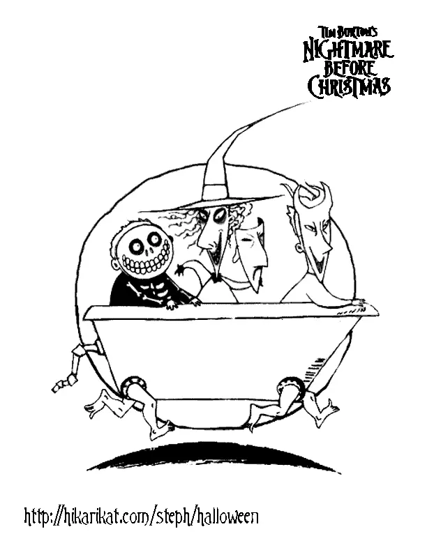 Jack Skellington Coloring Pages 30