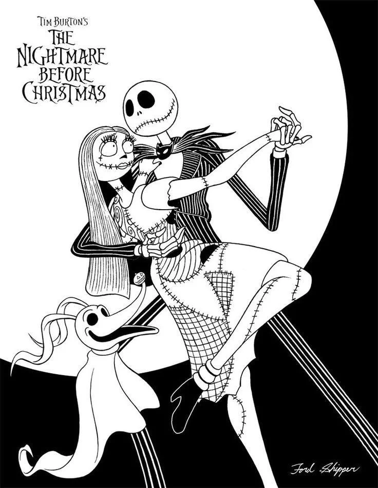 Jack Skellington Coloring Pages