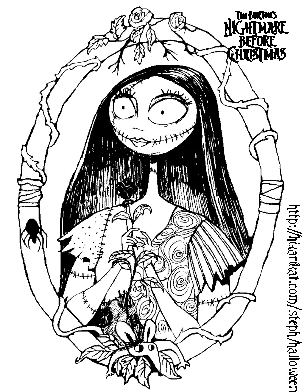 Jack Skellington Coloring Pages 5