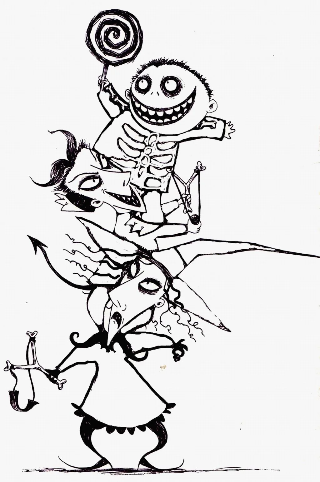 Jack Skellington Coloring Pages 9
