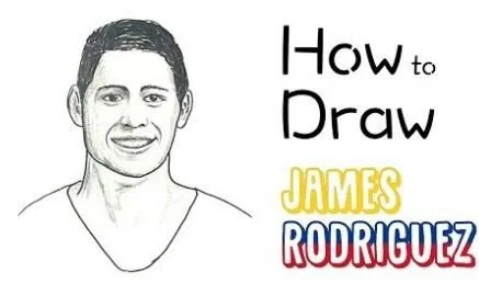 James Rodriguez Coloring Pages