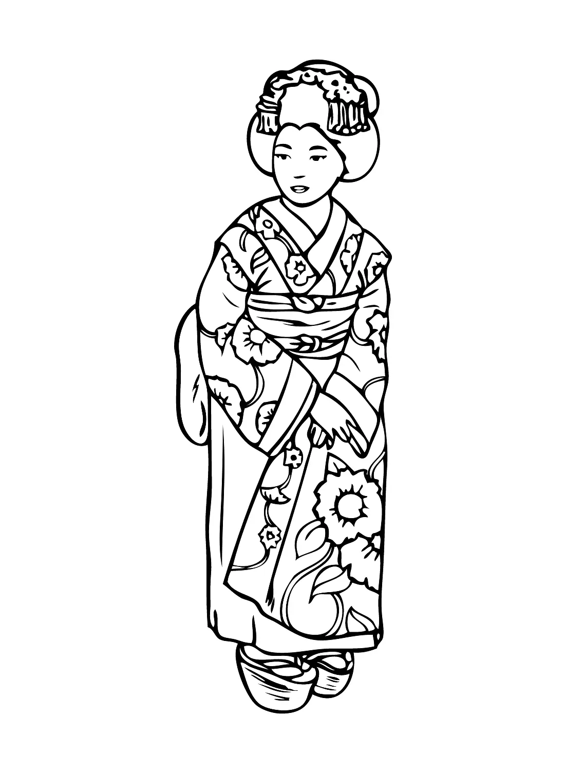 Japon Para Colorear 17