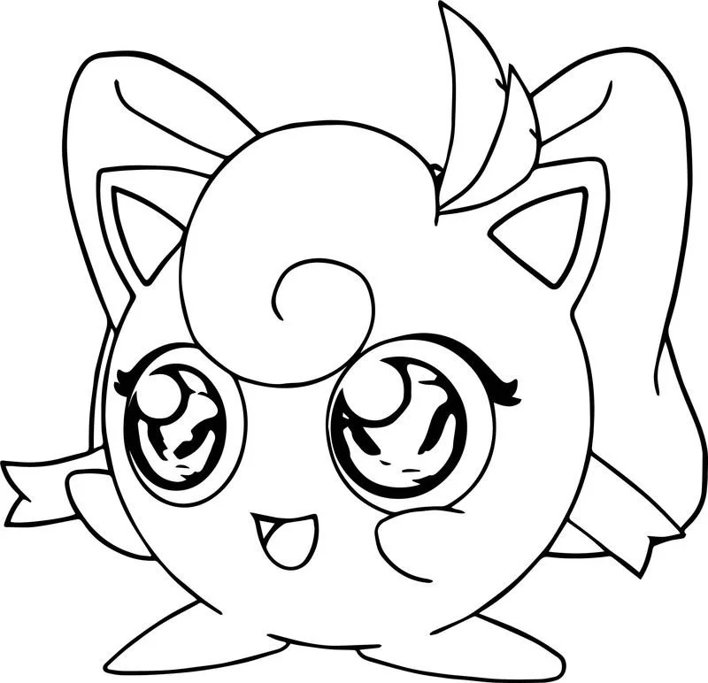 Jigglypuff Coloring Pages 15