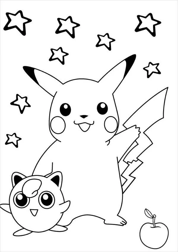 Jigglypuff Coloring Pages 16
