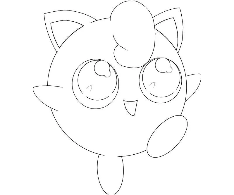 Jigglypuff Coloring Pages 19