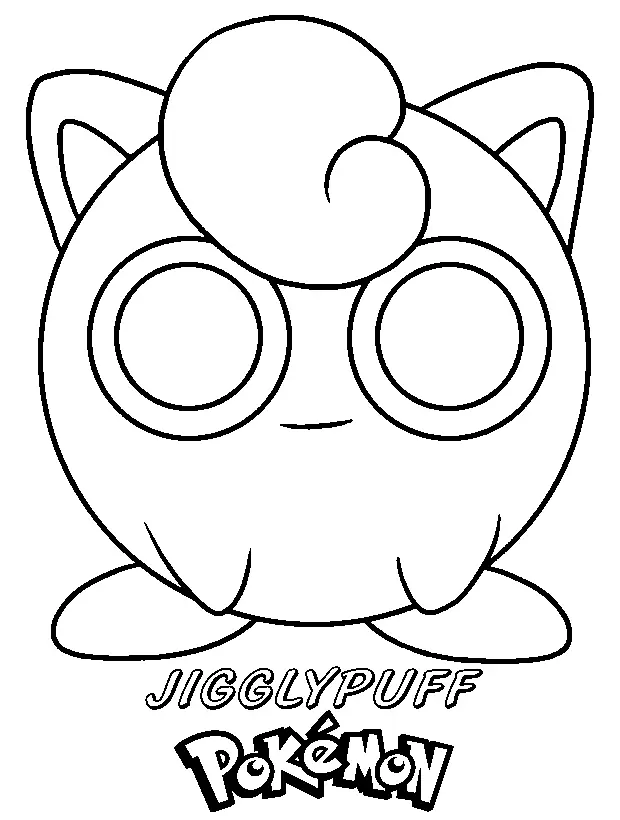 Jigglypuff Coloring Pages 20