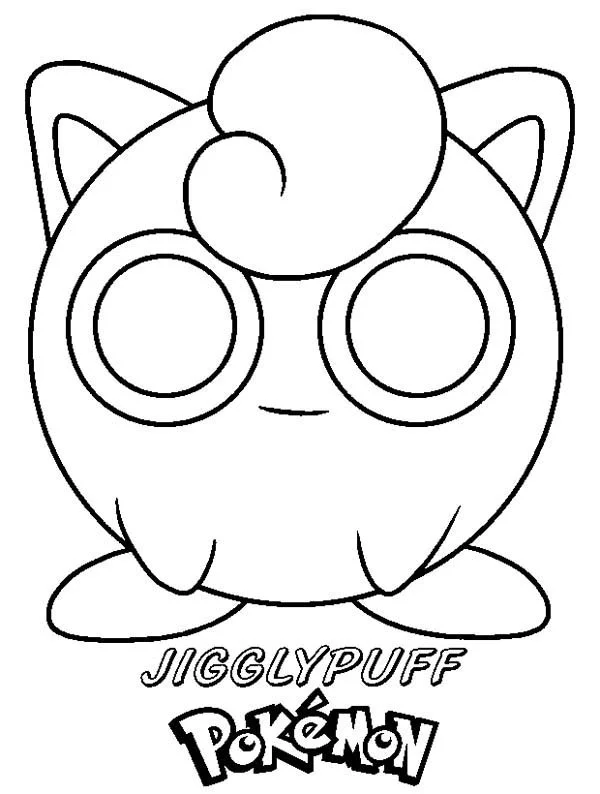 Jigglypuff Coloring Pages 21