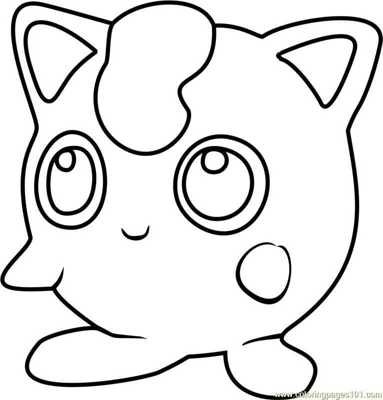 Jigglypuff Coloring Pages 6