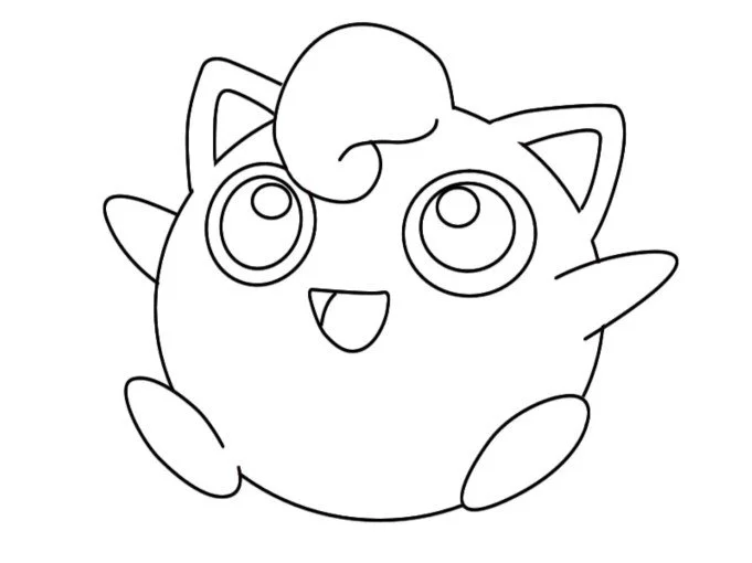 Jigglypuff Coloring Pages 8