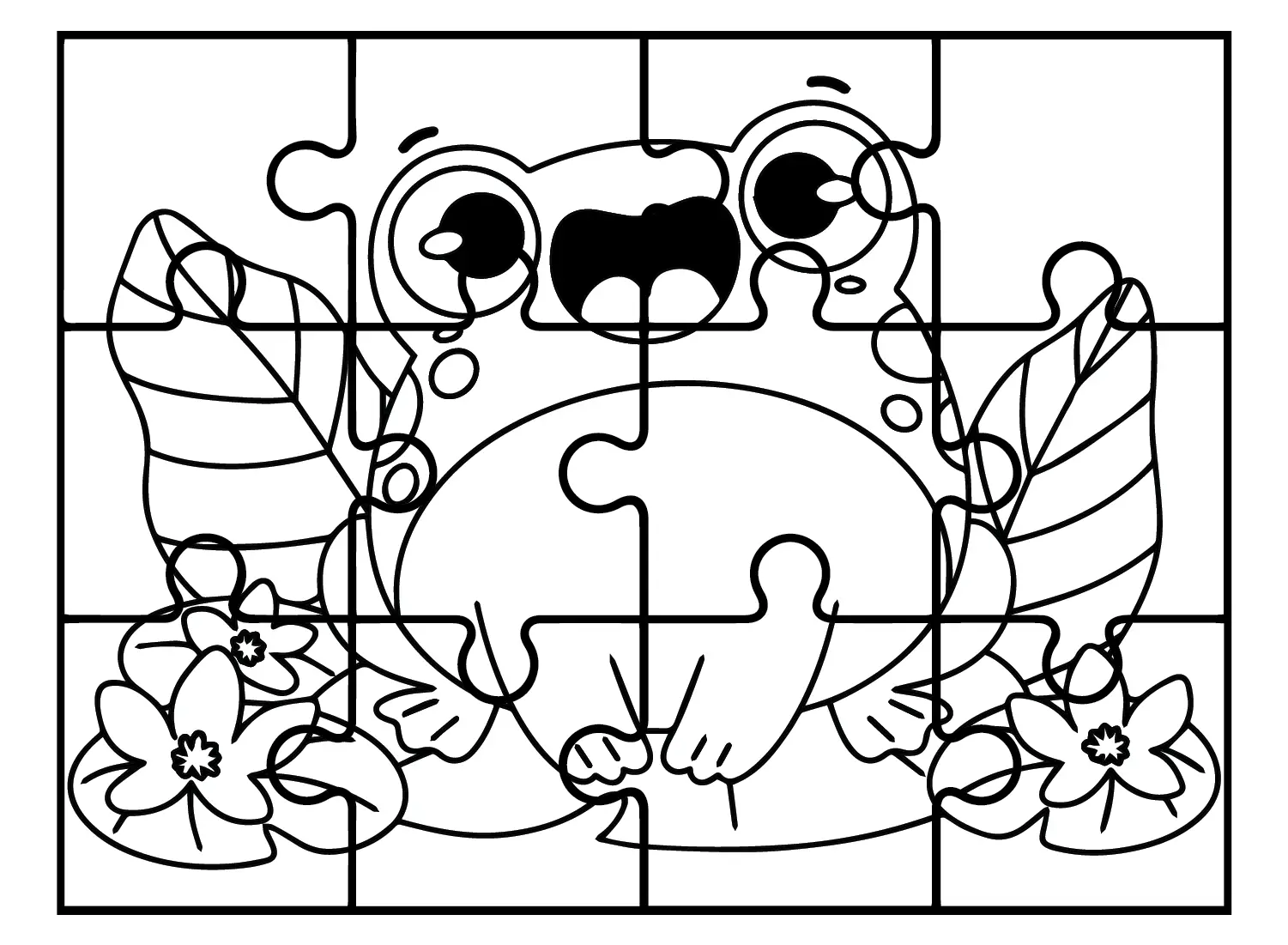 Jigsaw Puzzle Ausmalbilder