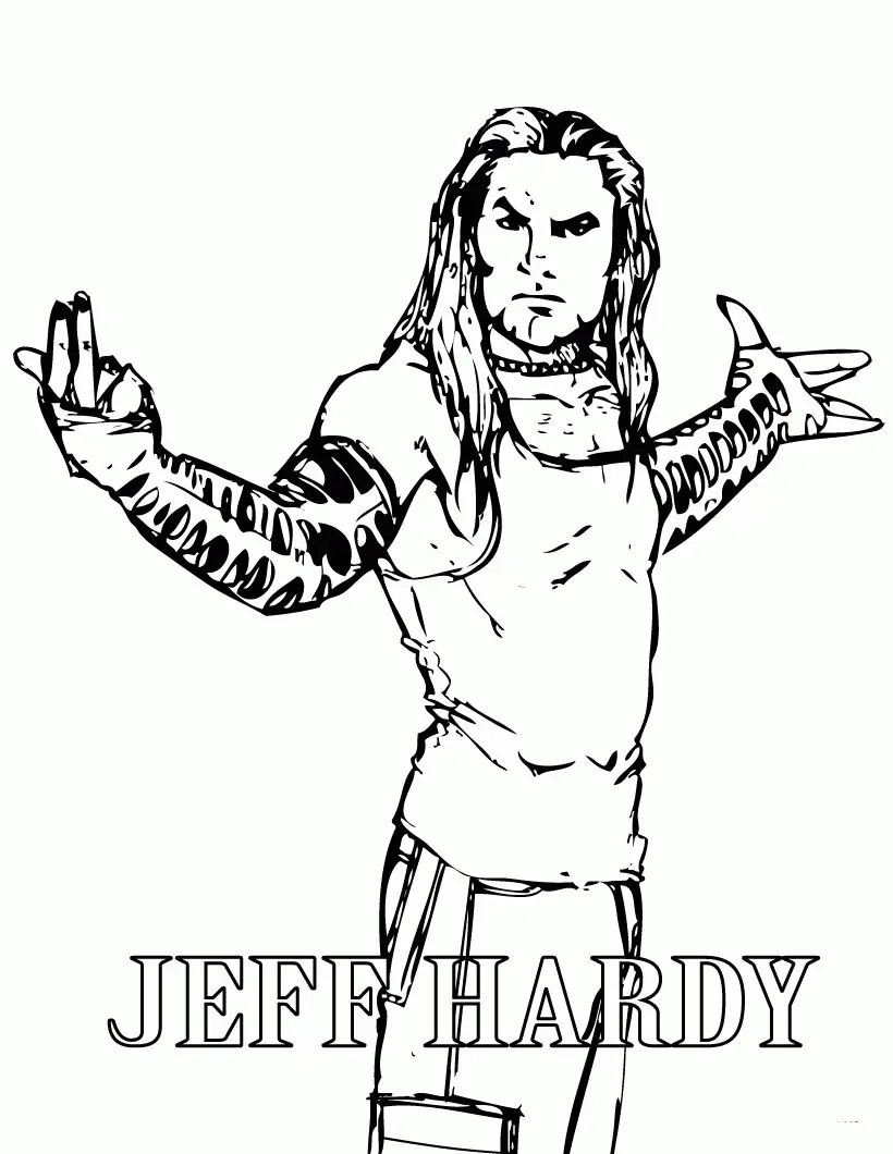 John Cena Coloring Pages 12