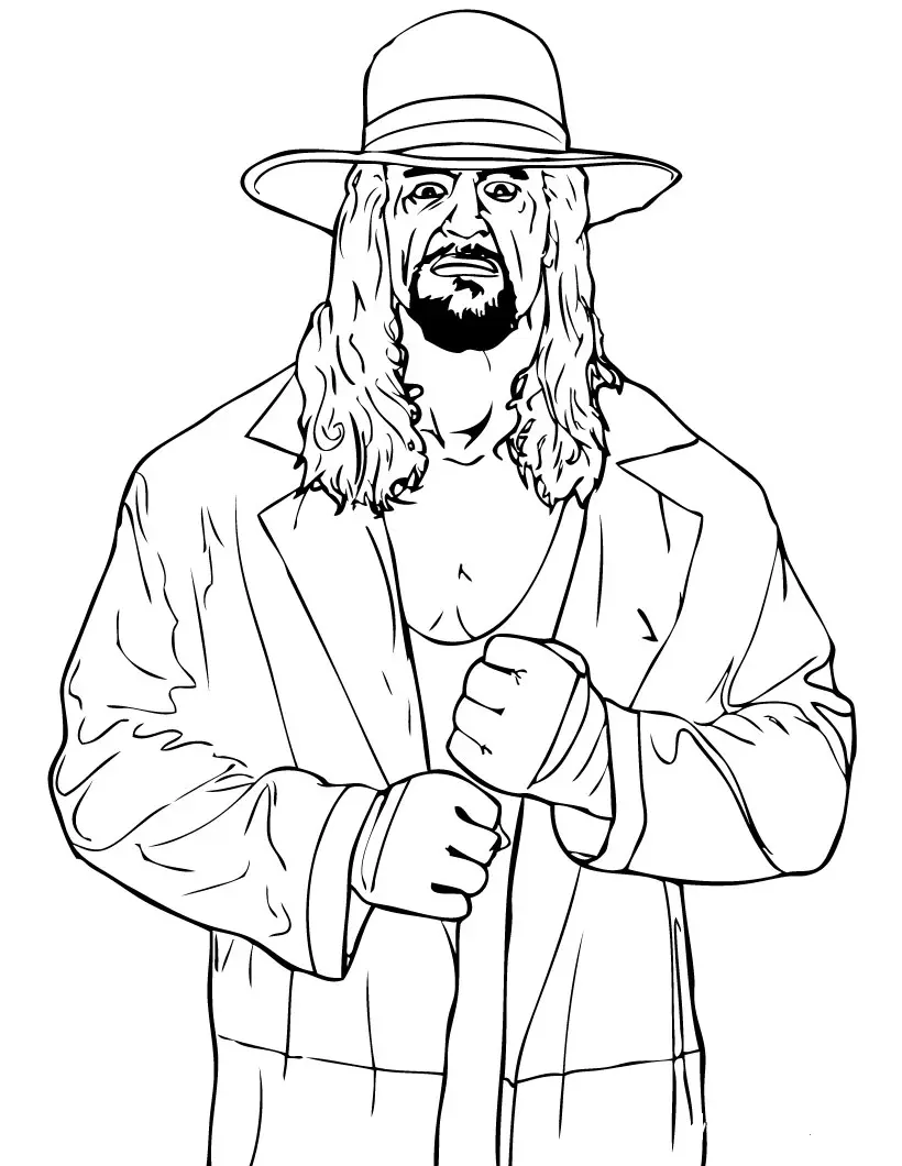 John Cena Coloring Pages 18