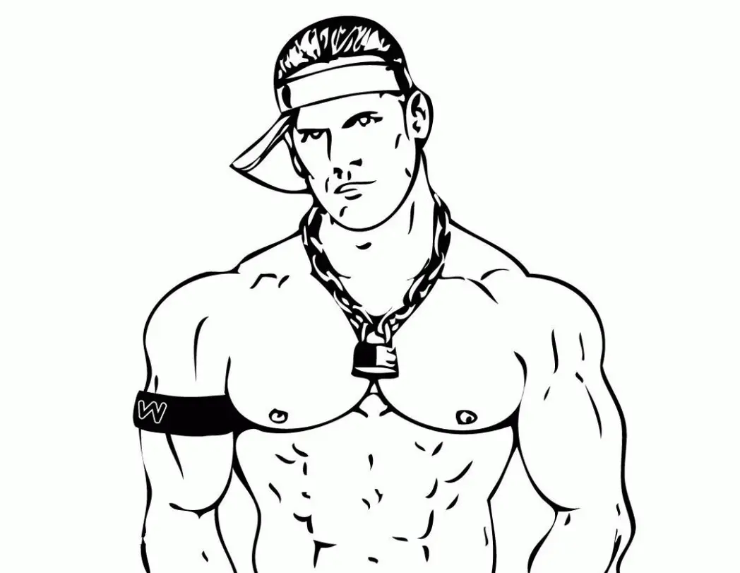 John Cena Coloring Pages 19