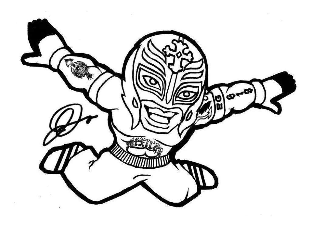 John Cena Coloring Pages 20