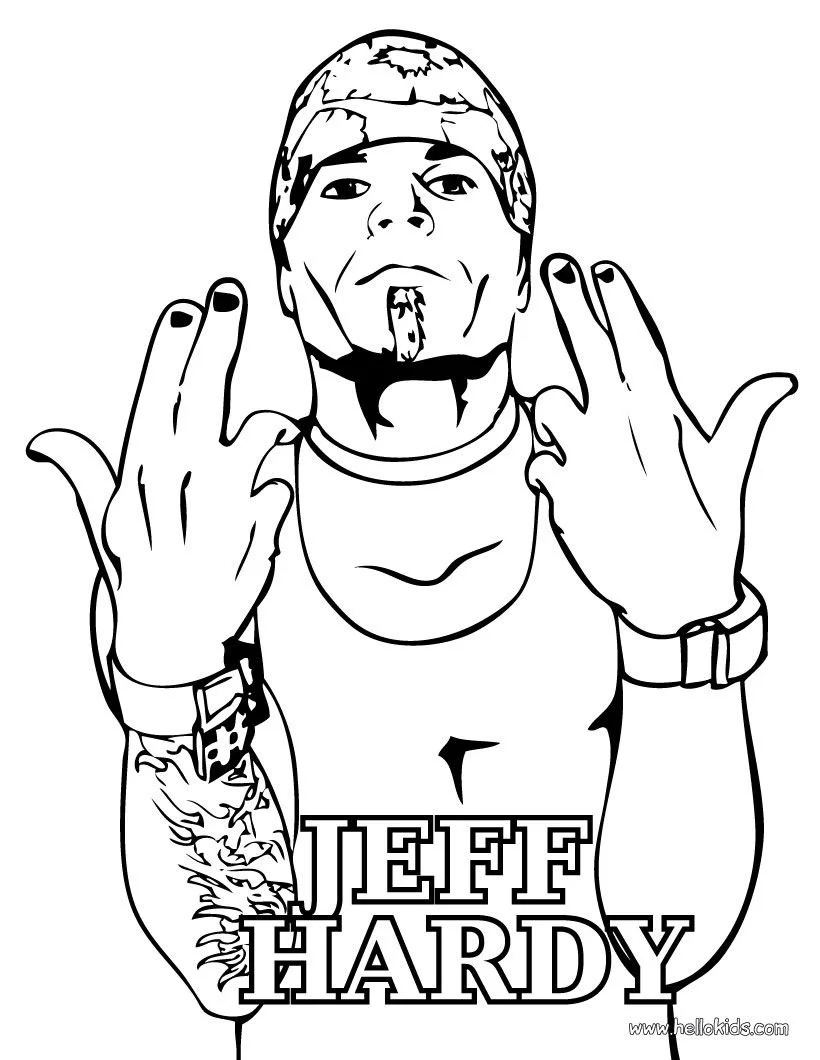 John Cena Coloring Pages 25