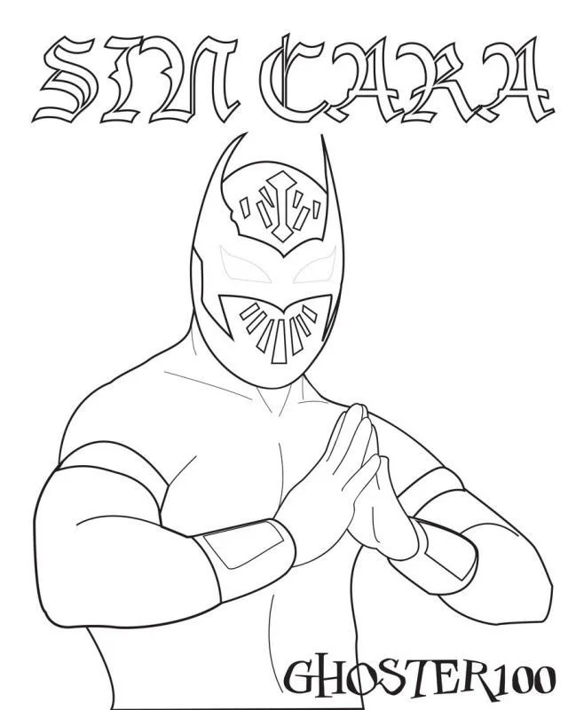 John Cena Coloring Pages 26