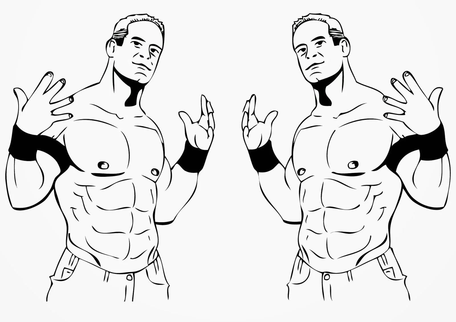 John Cena Coloring Pages 27
