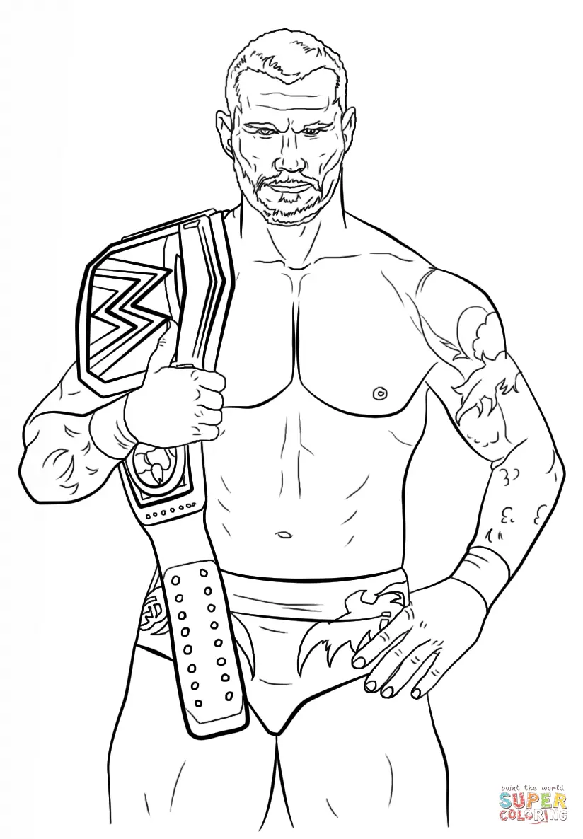 John Cena Coloring Pages 31