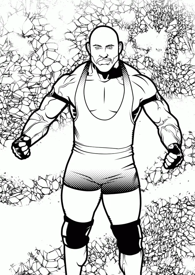 John Cena Coloring Pages 32