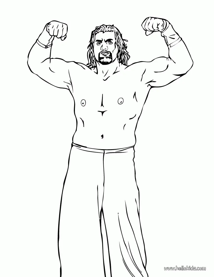 John Cena Coloring Pages 33