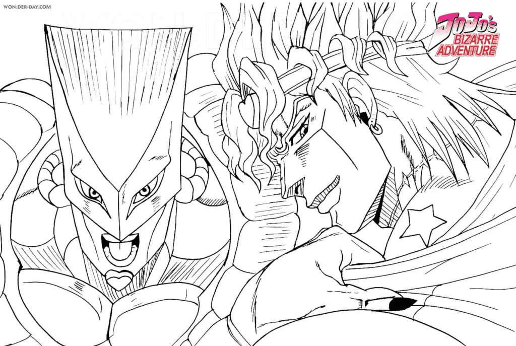 JoJo's Bizarre Adventure Ausmalbilder 1
