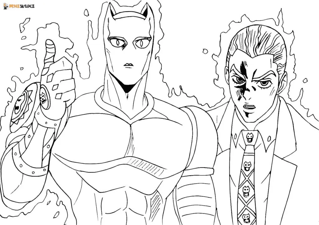 JoJo's Bizarre Adventure Ausmalbilder 12