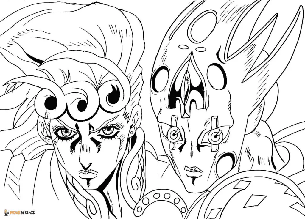 JoJo's Bizarre Adventure Ausmalbilder 14