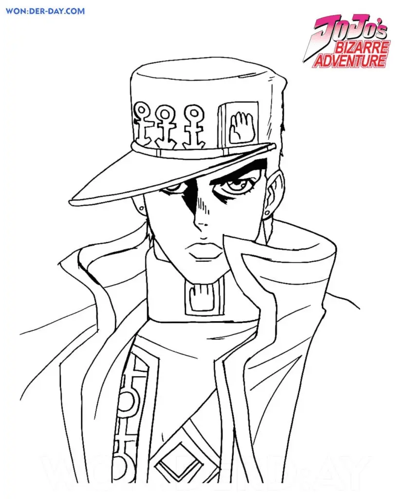JoJo's Bizarre Adventure Ausmalbilder 18