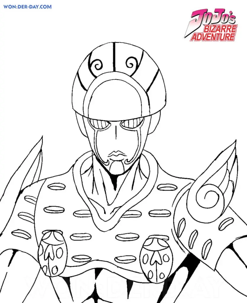 JoJo's Bizarre Adventure Ausmalbilder 26