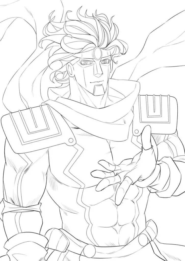 JoJo's Bizarre Adventure Ausmalbilder 29