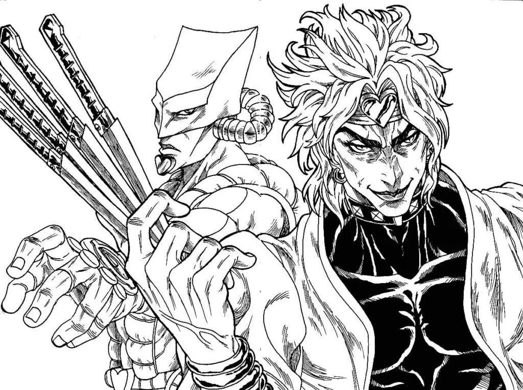 JoJo's Bizarre Adventure Ausmalbilder 32