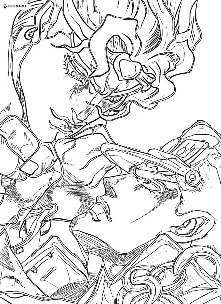JoJo's Bizarre Adventure Ausmalbilder 38