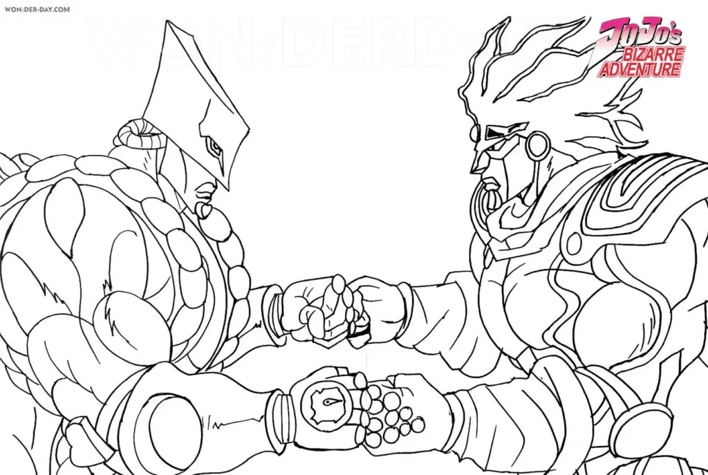 JoJo's Bizarre Adventure Ausmalbilder 4